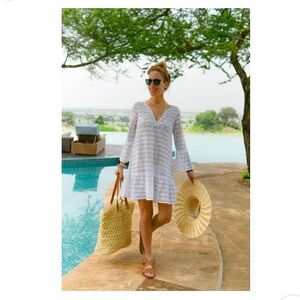 Lilly Pulitzer White Crochet Swim Coverup